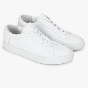Koio Capri white low top Italian leather sneakers tennis shoes 38 made in Italy